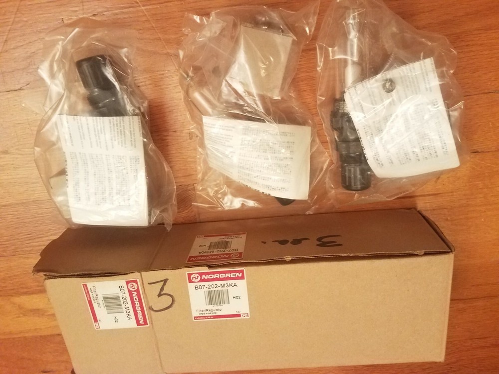 1/4 air filter regulator NORGREN B07-202-A3KA  pack of 3 NEW IN FACTORY BAG