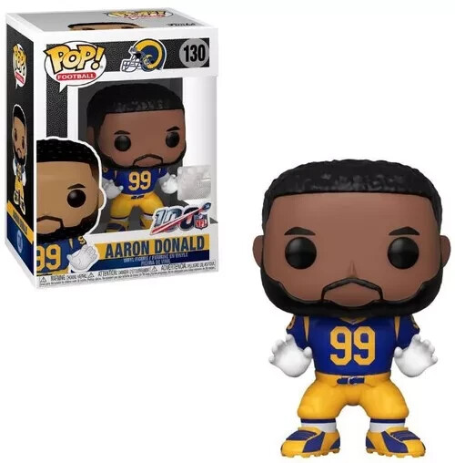 Aaron Donald Los Angeles Rams NFL Funko Pop Vinyl Figure #130-image