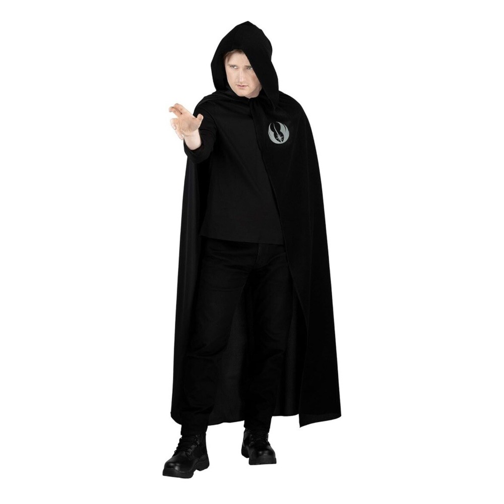 Star Wars Luke Skywalker Black Hooded Robe Costume One Size Fits All Men’s NEW
