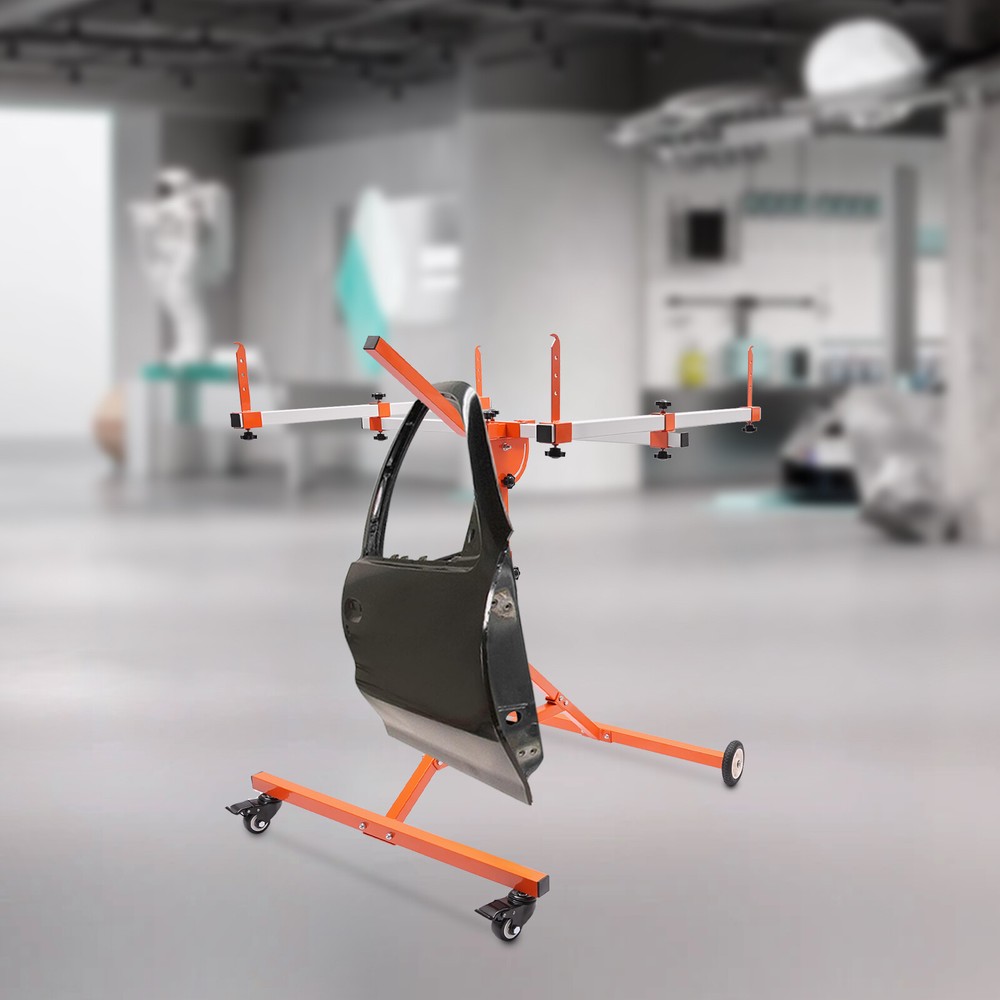 Adjustable Auto Body Paint Stand T-Bar for Car Doors Hoods and Fenders