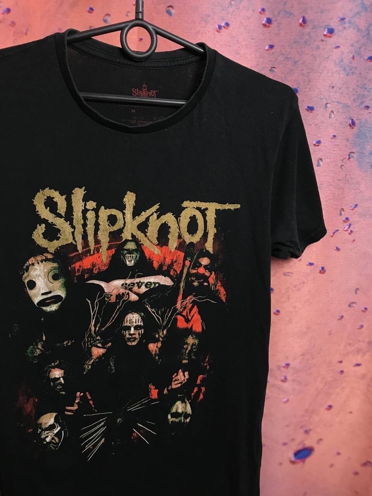 Vintage Slipknot Rock Band Tee – Retro Metal Music T-Shirt