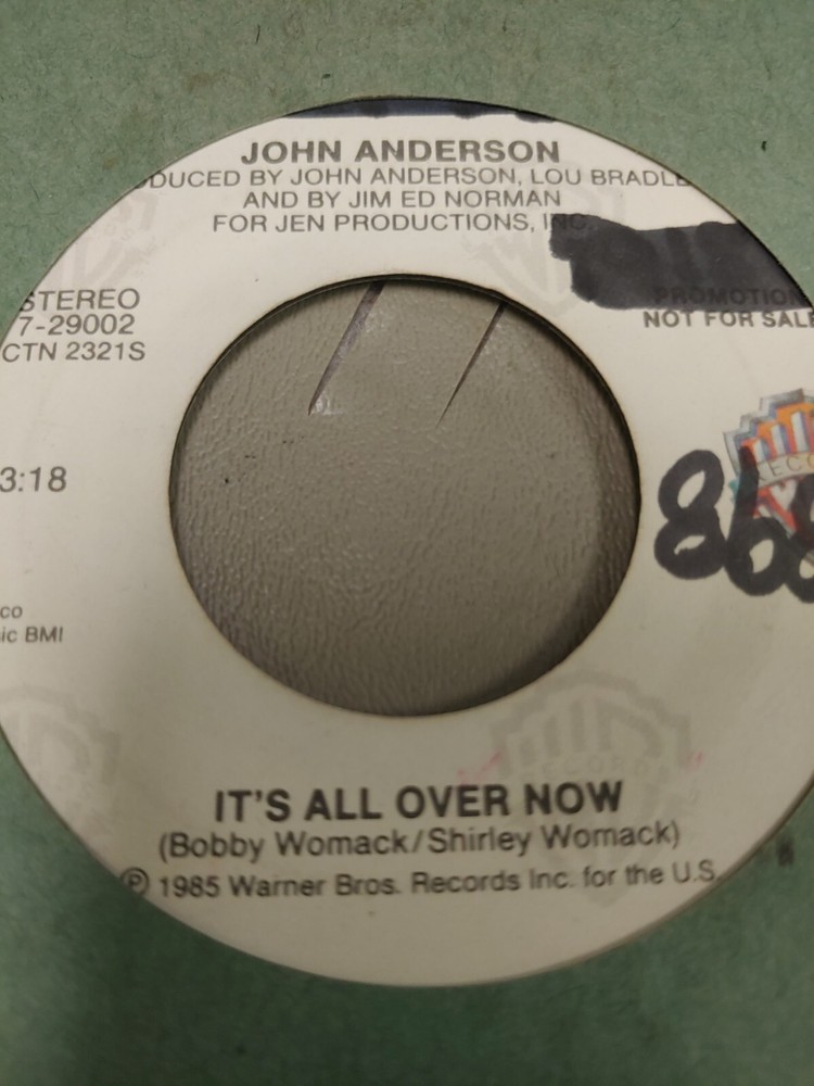 JOHN ANDERSON IT'S ALL OVER NOW 7