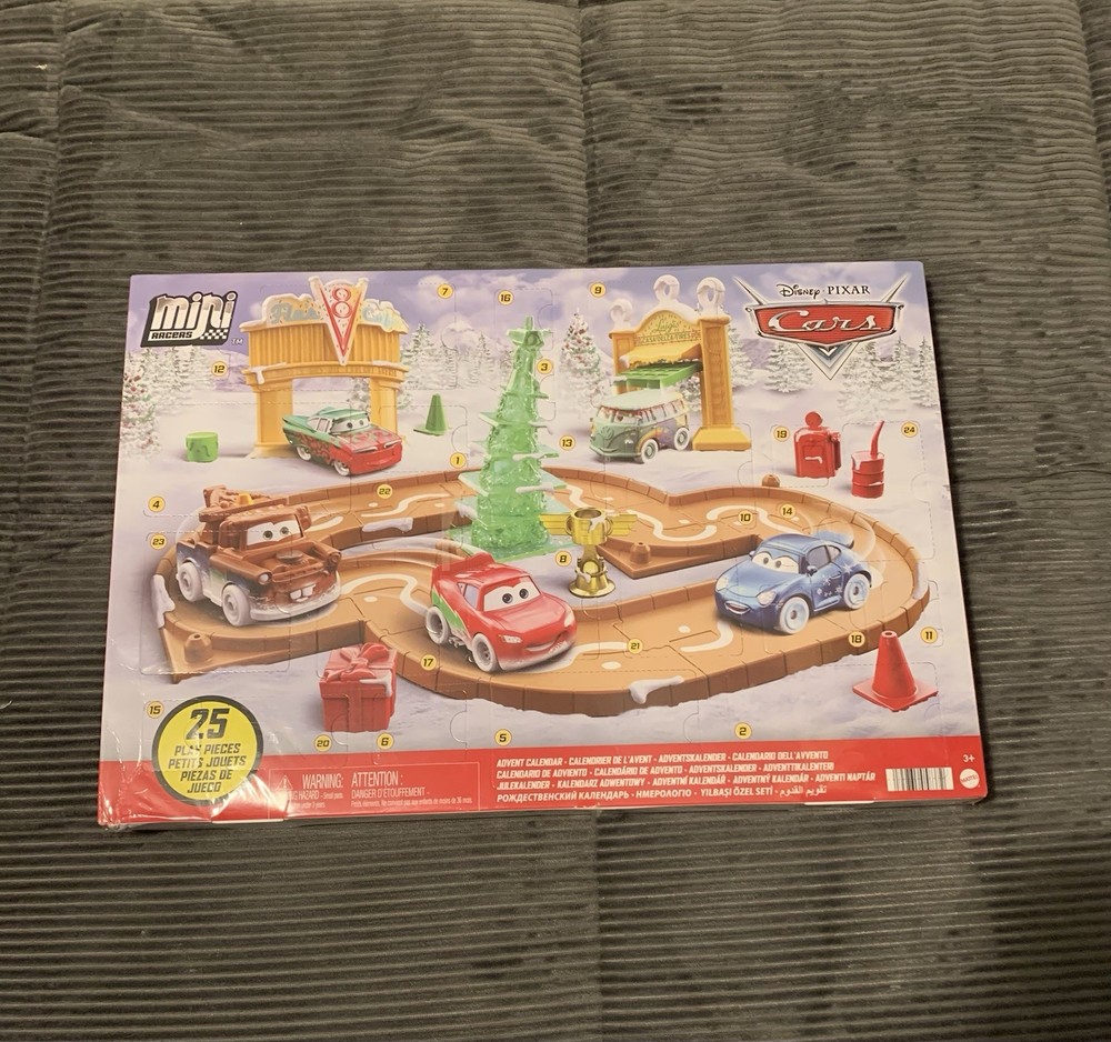Disney Pixar Cars Mini Racers 2022 Christmas Advent Calendar