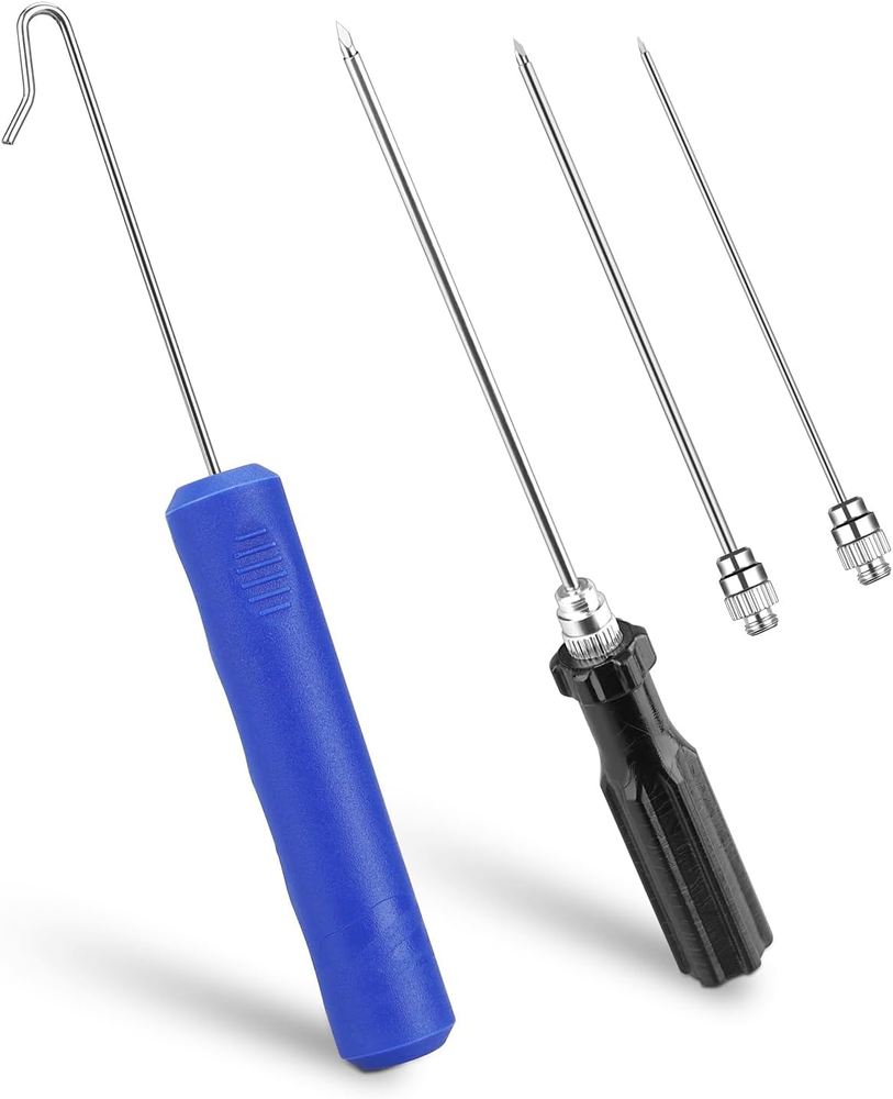 Fish Venting Tool Kit with Hook Remover & 3 Stainless Steel Needles for Catch and Release  