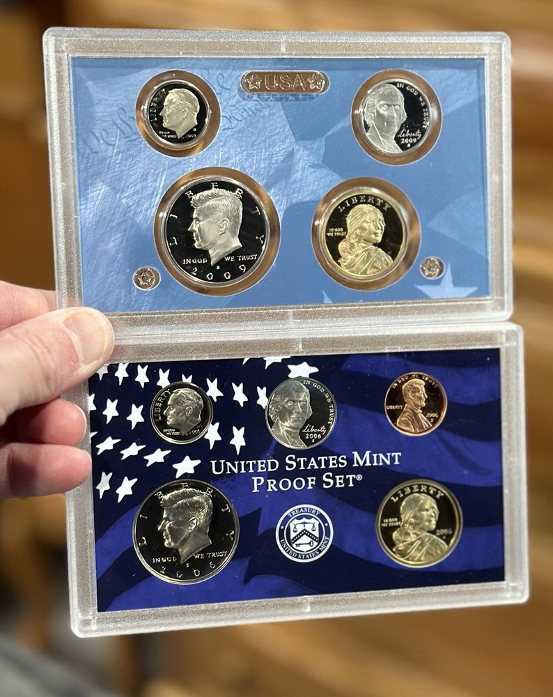 2 United States Mint Proof Sets  - 2006 & 2009 SanFrancisco