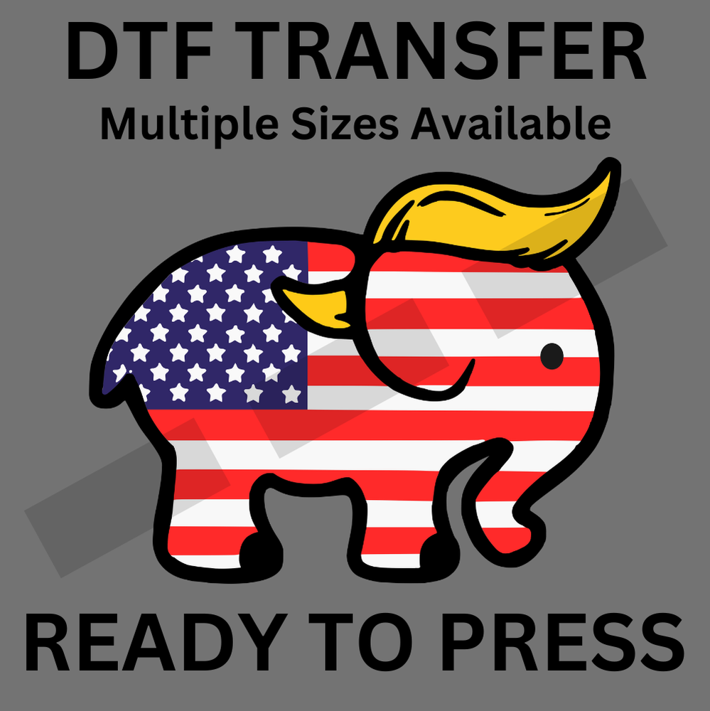 Trump 2024 Patriotic DTF Iron-On Transfer for Crafts
