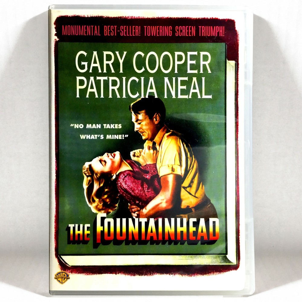 The Fountainhead (DVD, 1948, Full Screen) Like New !  Gary Cooper  Patricia Neal