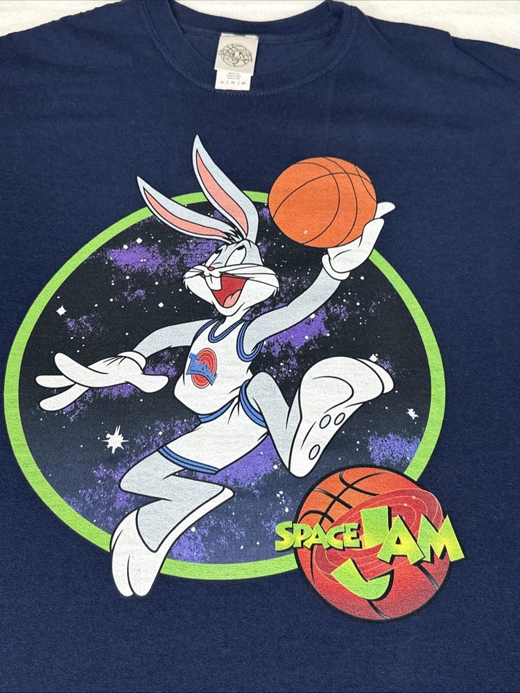 Vintage Space Jam Shirt XL with Bugs Bunny Tag