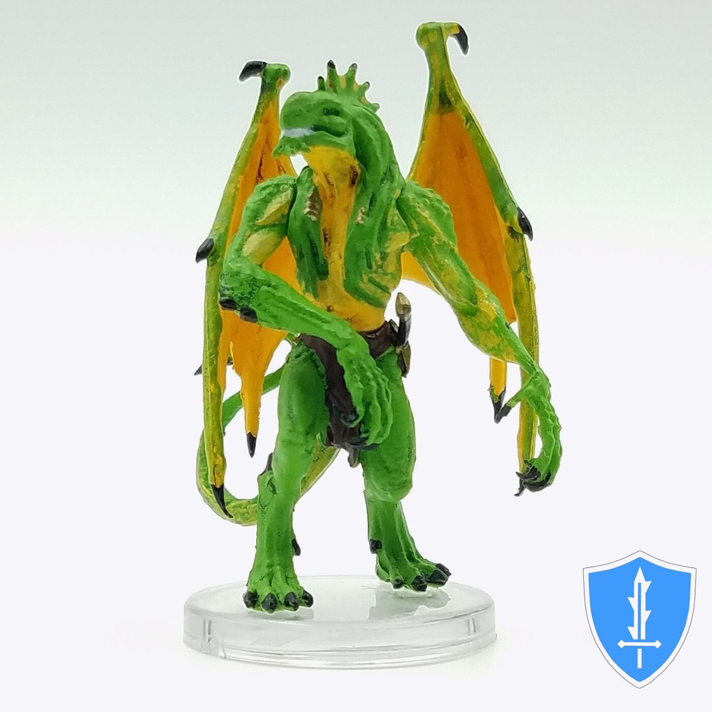 Green Abishai Miniature - D&D Icons Monsters of the Multiverse #18-image