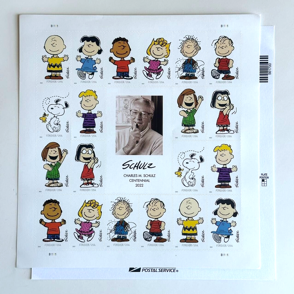 Pane of 20 Charles M. Schulz Peanuts Stamp Holiday Party Scott# 5726-5735(MNH)