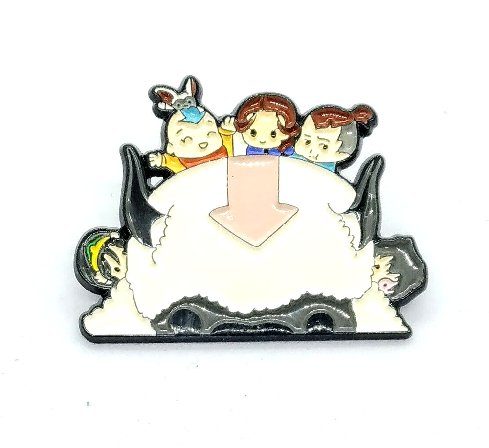 AANG, FRIENDS & APPA PIN Avatar: The Last Airbender Toon Enamel Lapel Brooch-image