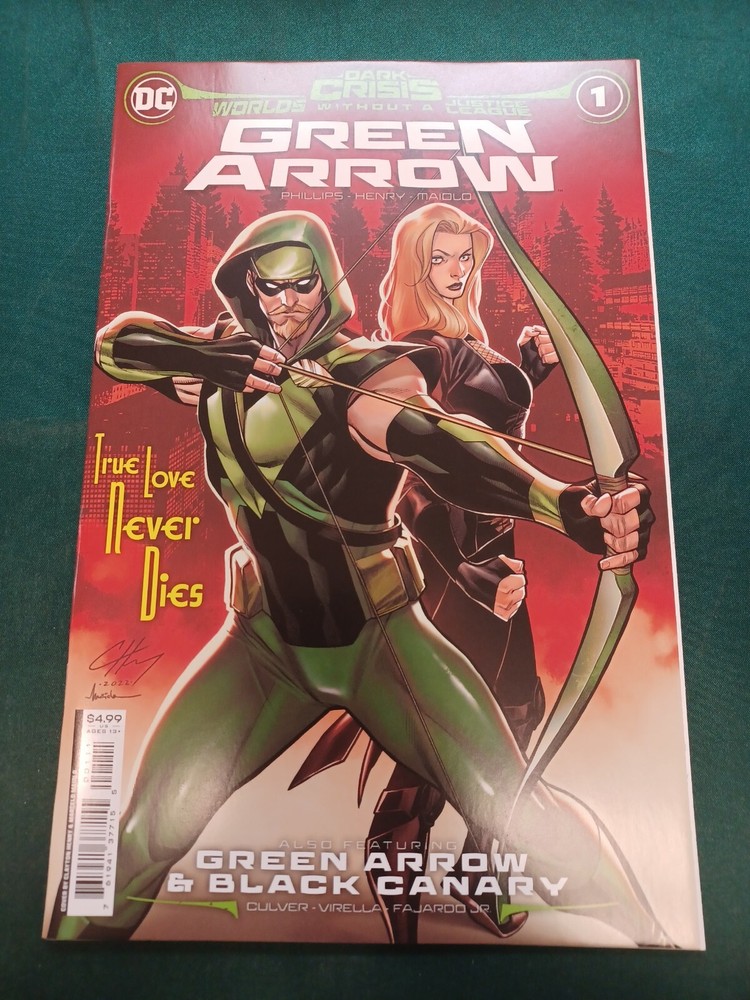 Dark Crisis World Without a Justice League Green Arrow #1 Cover A DC 2022 NM-image
