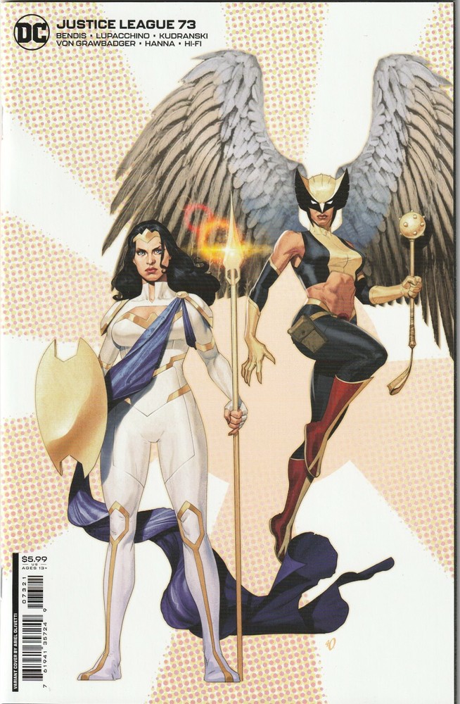 Justice League #73 Variant Cover Near Mint Condition DC Comics Issue D5