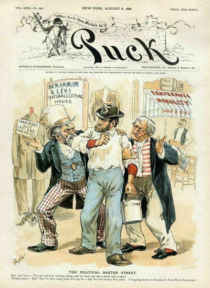 LEVI NATIONAL CLOTHING HOUSE POLITICAL BAXTER STREET TEMPERANCE EARLY LEVI