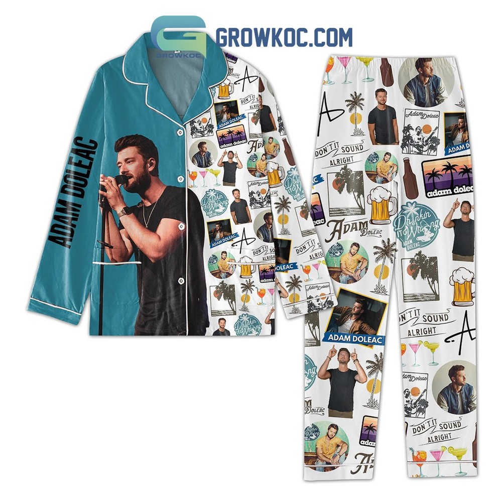 Adam Doleac Sound Alright Polyester Pajamas Set