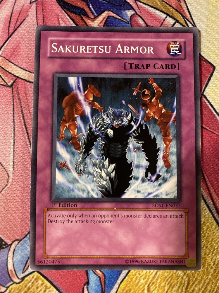 Sakuretsu Armor 5DS1-EN037 1st Edition YuGiOh LP Near Mint Condition