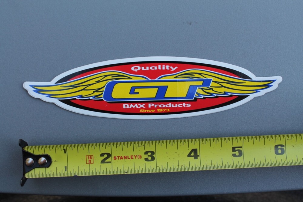 GT Racing Bikes Wings Red 80's BMX Bicycles Cycling BK1 Vintage Biking STICKER