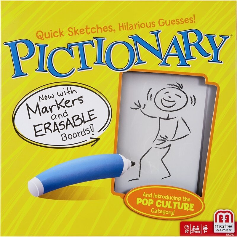 Mattel Pictionary Draw And Guess Board Game