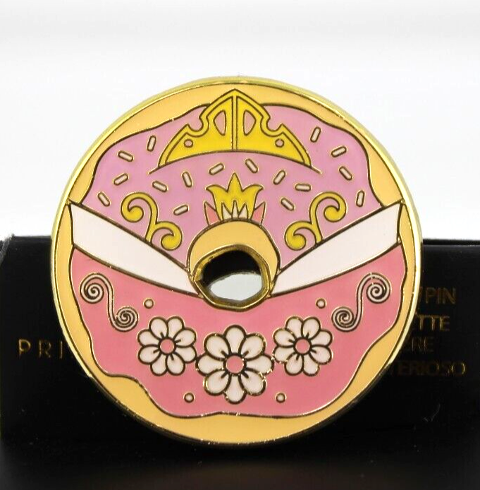 Loungefly Disney Princess Aurora Sleeping Beauty Donut Enamel Pin 2023 New