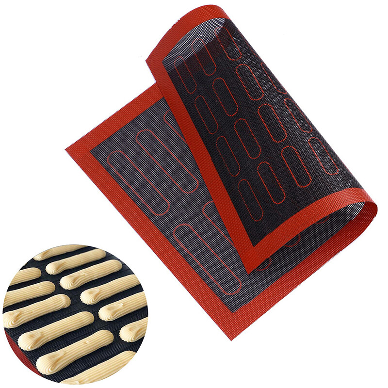 Double Sided Printing Baking Mat Non Stick Pastry Oven Baking Perforated Li*a5