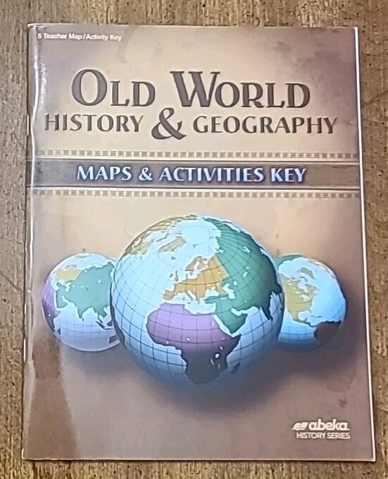 Abeka Grade 5 Old World History Geography 4th Ed Teacher Map Activity Book-image