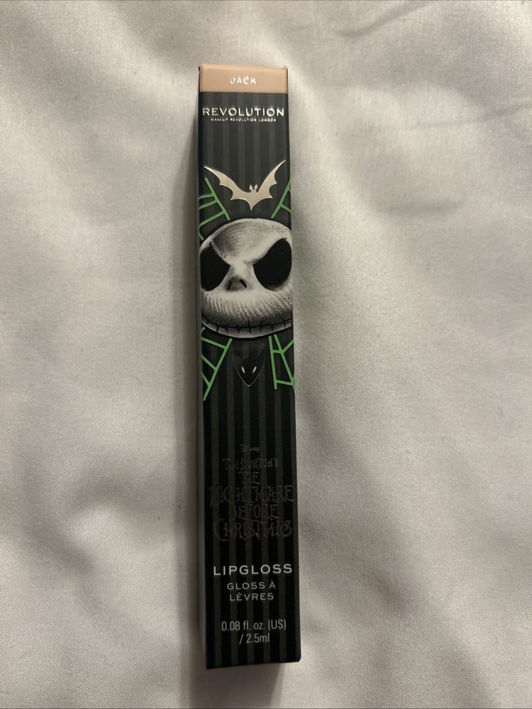 Nightmare Before Christmas x Makeup Revolution JACK Pink Neutral Lip Gloss