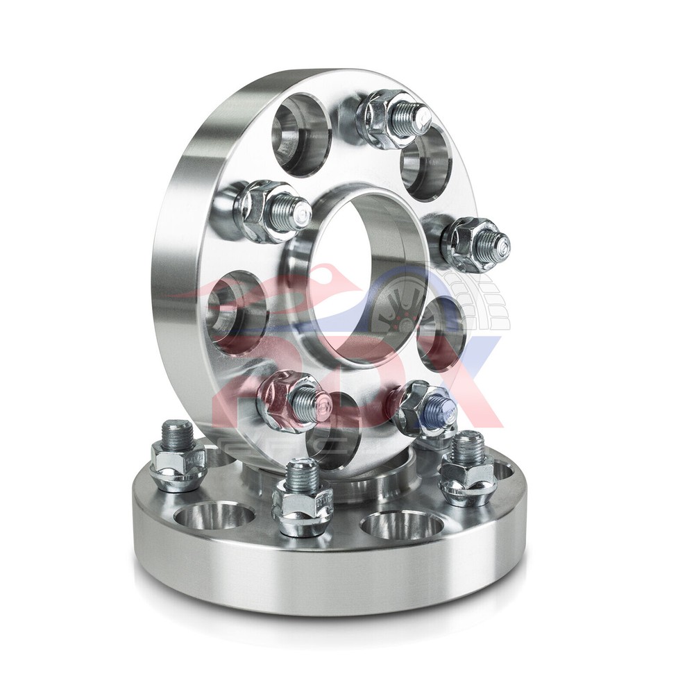 2pcs 19mm 5x120 to 5x130 Wheel Adapters 6061-T6 for BMW 12x1.5 Lug