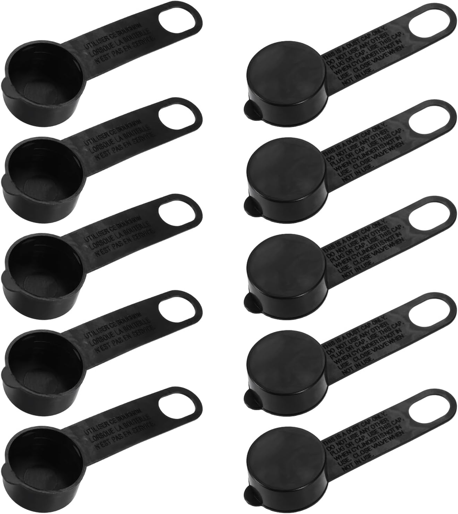 10PCS QCC1 Propane Dust Caps Strap, Propane Tank OPD Filler Valve Cover for Prop