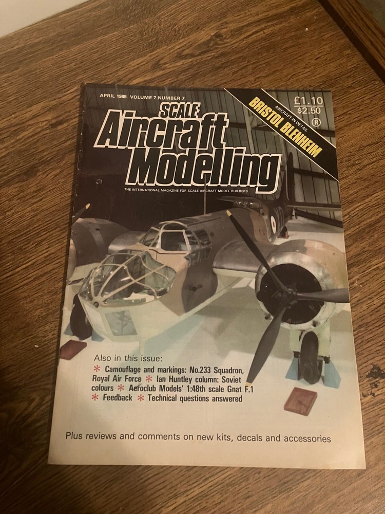 Vintage Back Issue of Scale Aircraft Modeling Magazine - April 1985