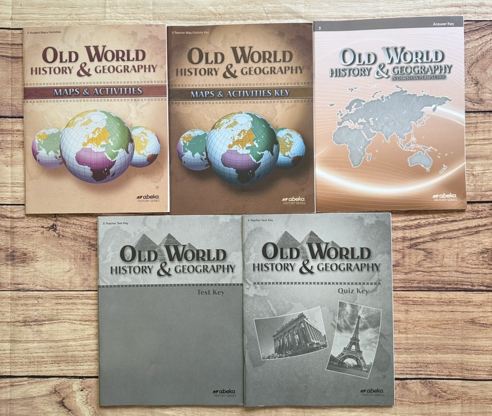 ABeka Old World History Geography 5th Ed with Maps Activities Answer Key-image
