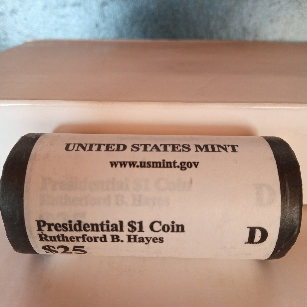2011 - D - Rutherford B. Hayes - $1 Presidential Coin - $25 Unopen US Mint Roll