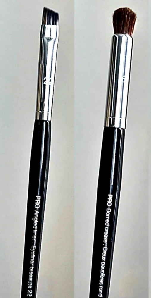 SEPHORA #16 CREASE Eyeshadow Brush | #22 Angled Eye EyeLiner, 2pc set.