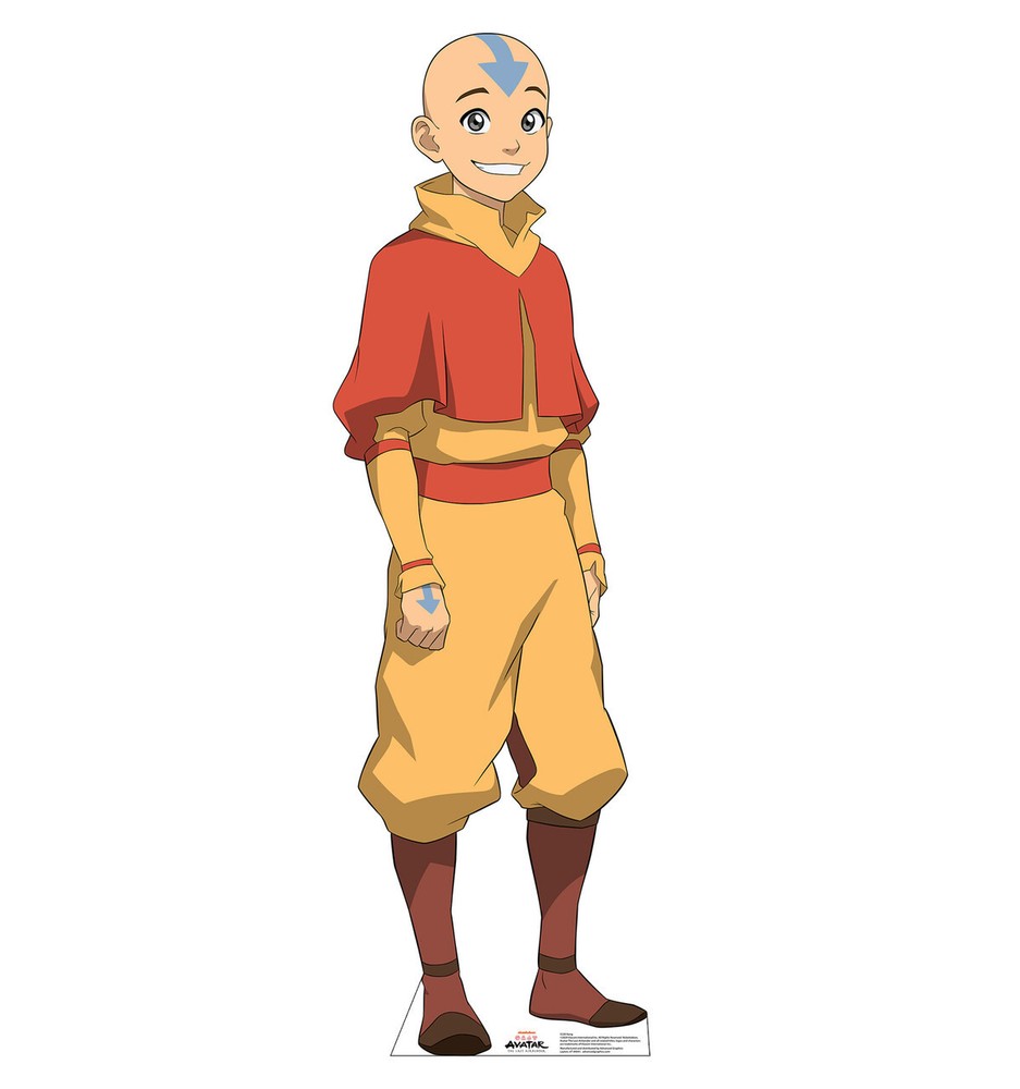 AVATAR THE LAST AIRBENDER AANG LIFESIZE CARDBOARD STANDUP STANDEE CUTOUT FIGURE-image