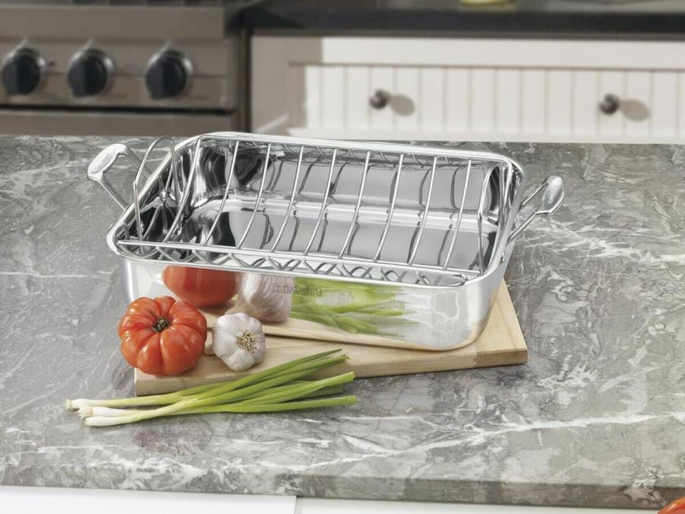 Cuisinart Chef's Classic Stainless 16-inch Roasting Pan with Rack