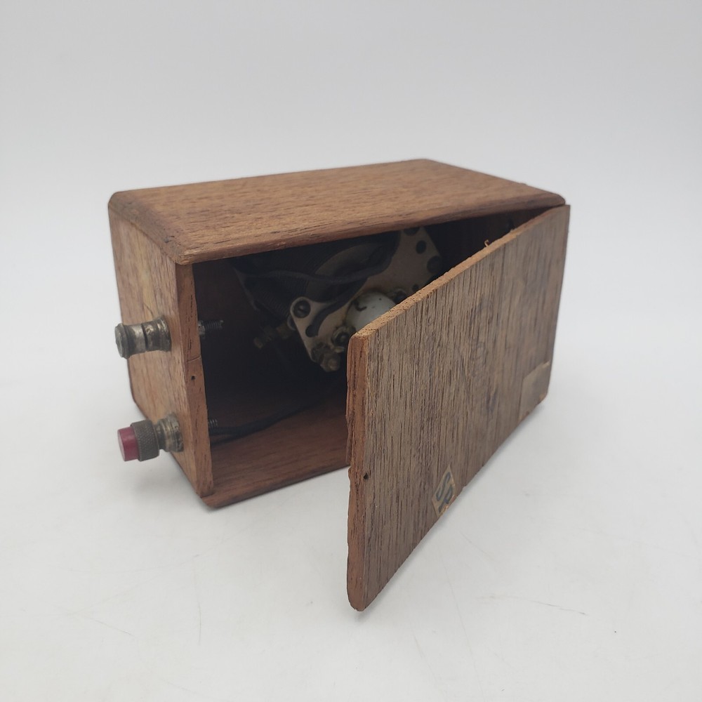 Vintage Handmade Technology (Crystal Radio?) in J. Upmann Corona Cigar Box