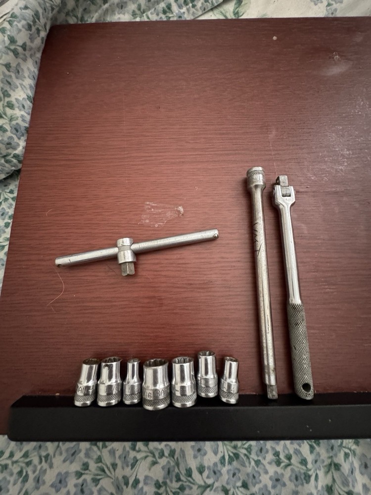 Vintage Craftsman BE Series Socket Set with Breaker Bar, Extensions & T-Handle