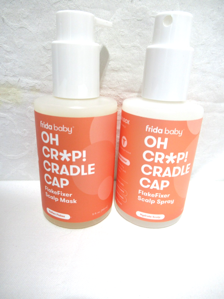 OH CRAP CRADLE CAP Flake Fixer Scalp Mask and Spray 5 oz Duo