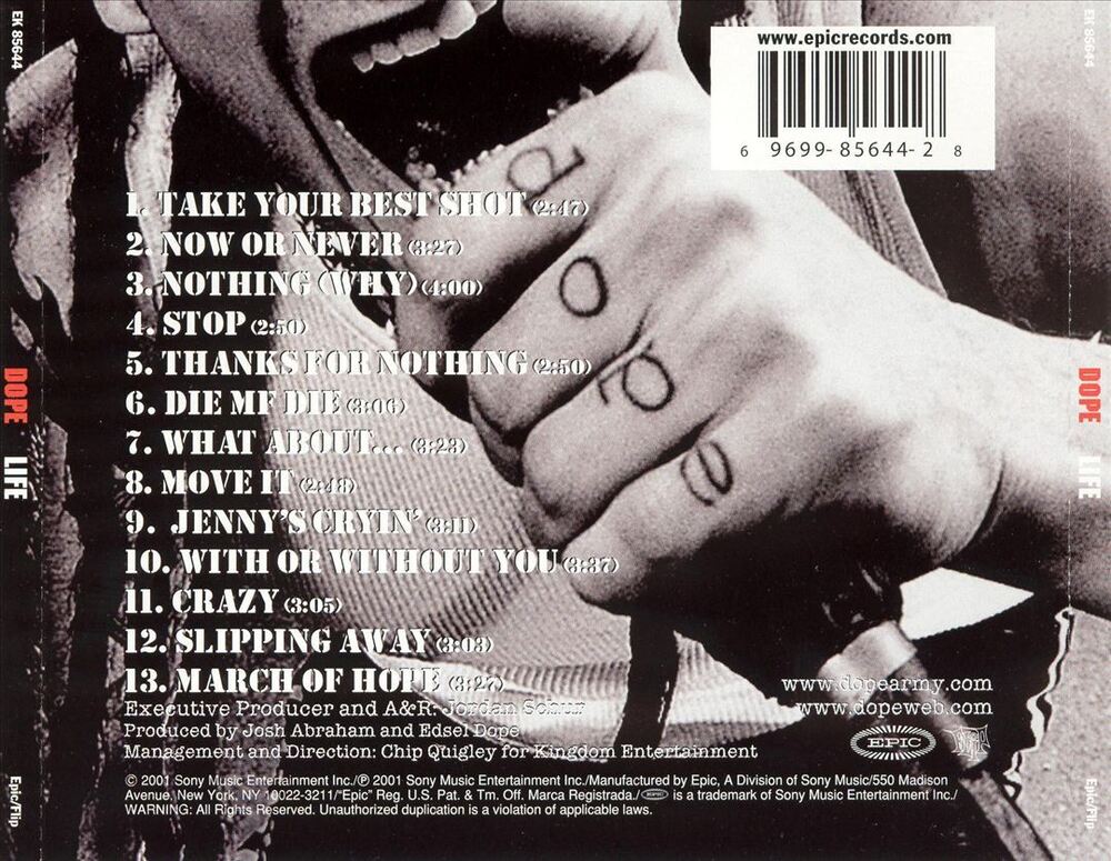 DOPE - LIFE [PA] NEW CD
