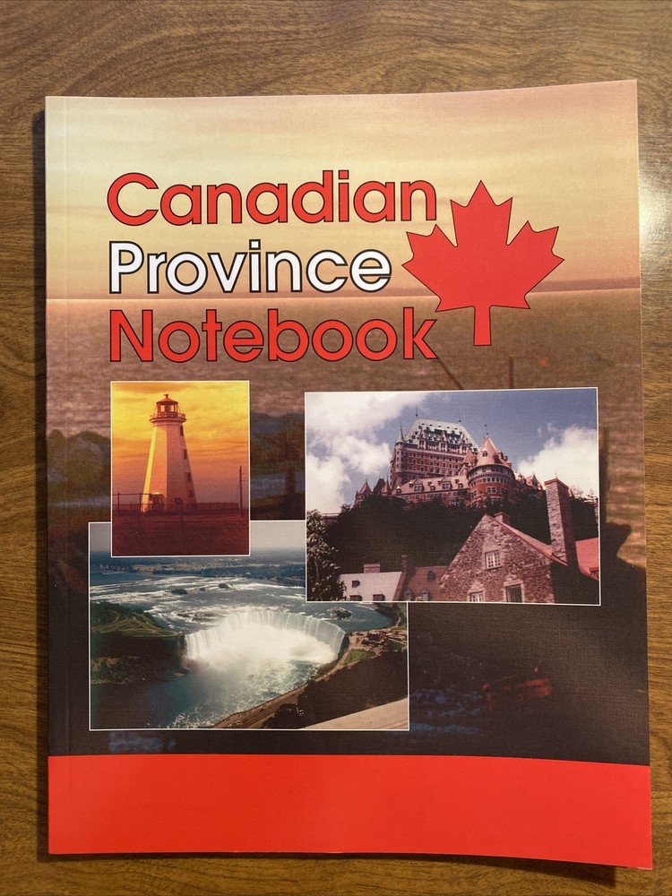 Abeka Canadian Province Notebook Student Edition 2006 Geography Study Book-image