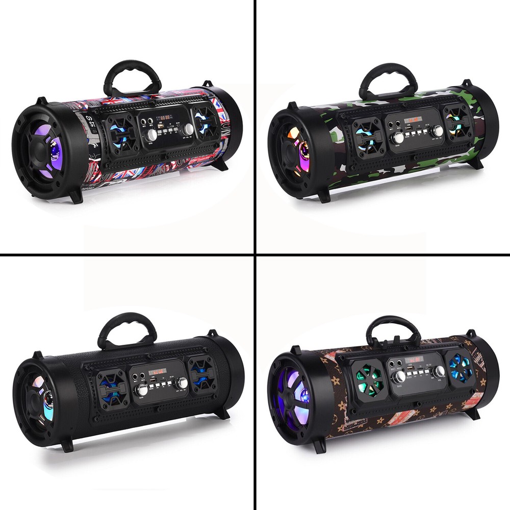 Wireless Bluetooth Speaker Portable Super Bass Stereo Radio HIFI USB AUX FM TF