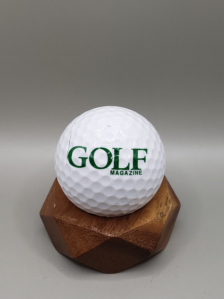 GOLF MAGAZINE Logo Golf Ball Collectors Display Ball