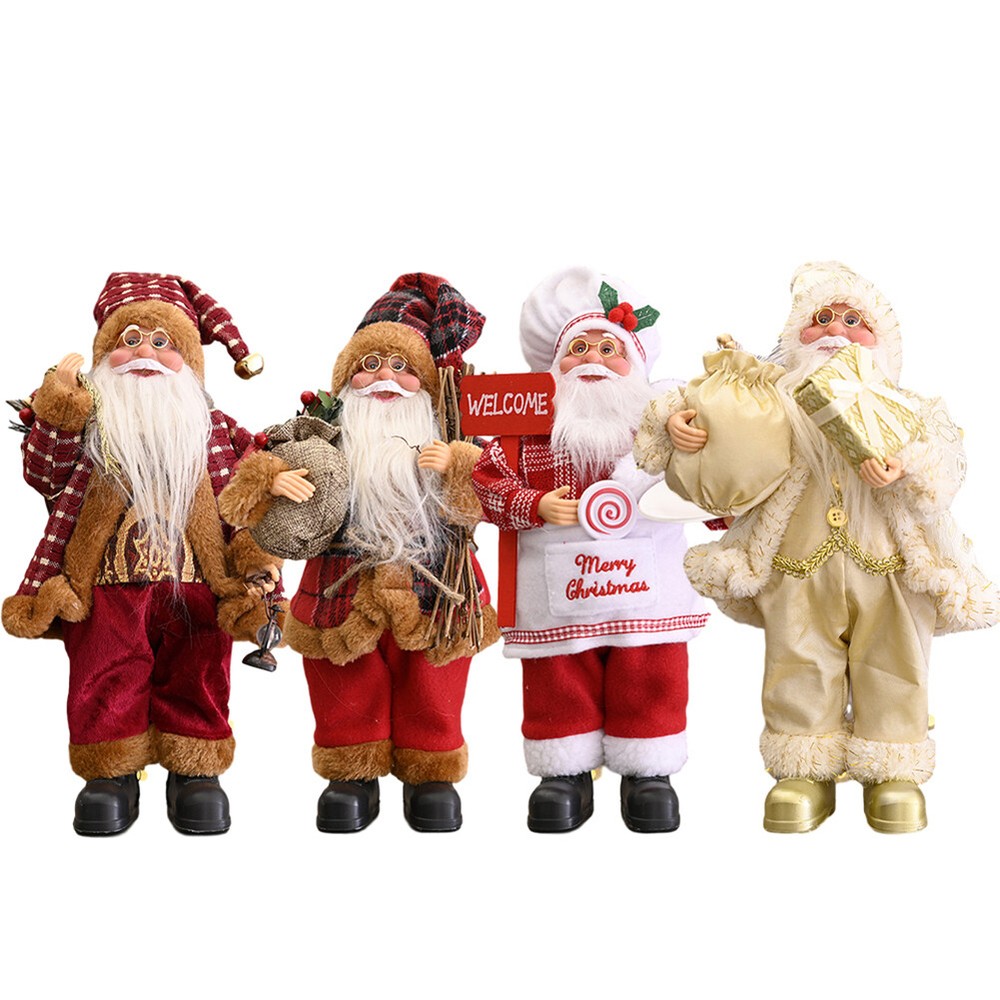 Standing Christmas Santa Claus Festival Santa Claus Gnomes Plush Doll attractive