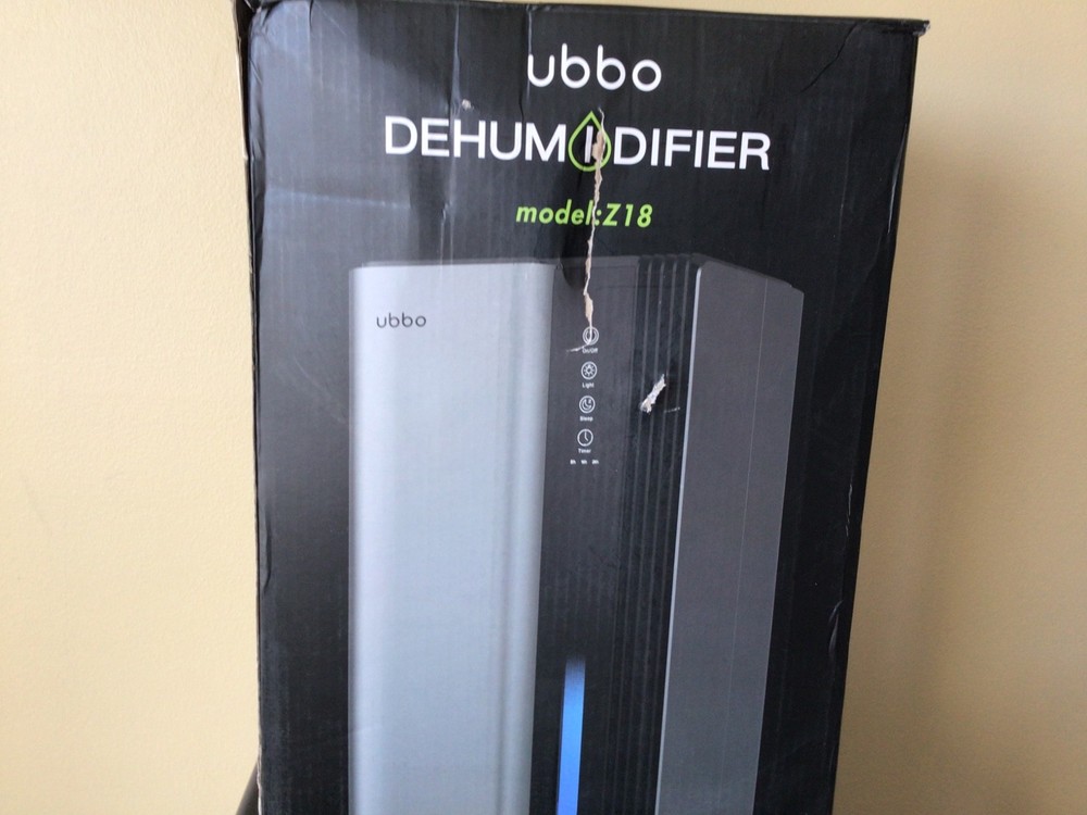 UBBO Dehumidifiers for Home, 850 sq.ft 95oz Dehumidifier with Drain Hose Time...