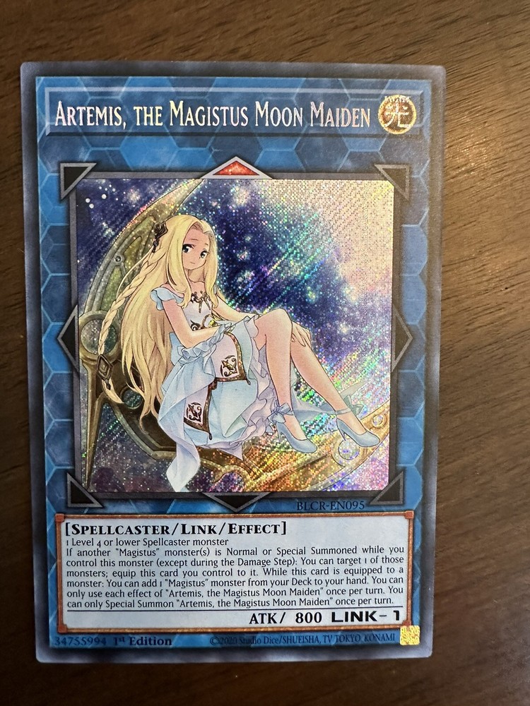 Artemis Magistus Moon Maiden BLCR-EN095 1st Ed Battles of Legend Crystal Revenge