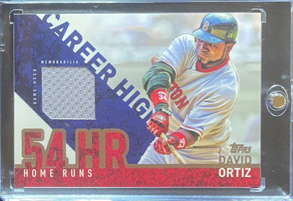 2015 Topps 'Career High' Relics #CRH-DO David Ortiz (MEM) - Boston Red Sox