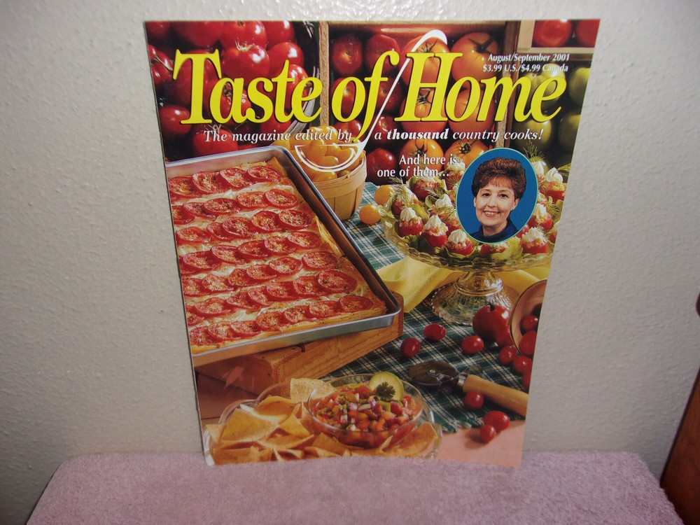 TASTE OF HOME  MAGAZINE EDITED by A THOUSAND COUNTRY COOKS...AUGUST / SEPT, 2001-image