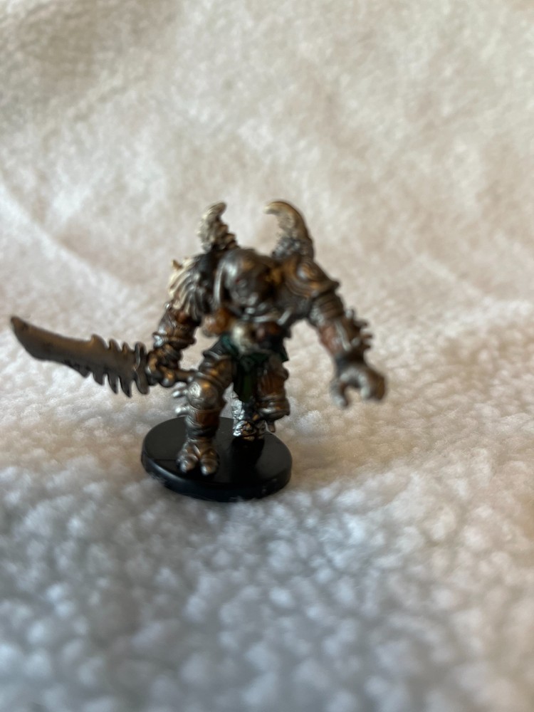 D&D Miniatures War Drums WARFORGED BARBARIAN #24 Rare Eberron