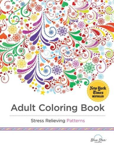 Adult Coloring Book: Stress Relieving Patterns - Paperback - VERY GOOD