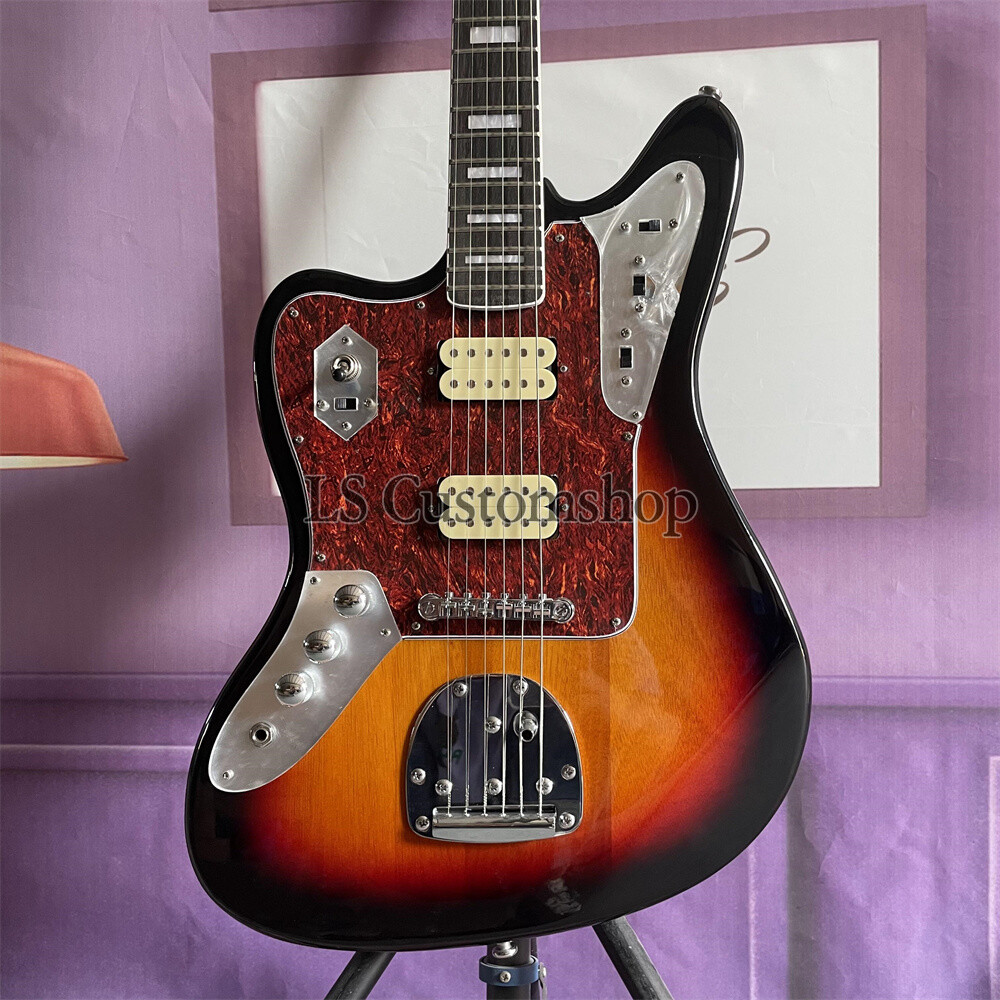 Hot Sale Left Handed JAG 3TS Electric Guitar Kurt Solid Body HH Chrome Hardware