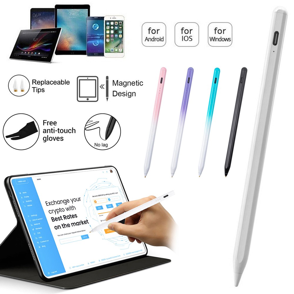 For Apple Stylus Pencil iPad 10/9/8/7/6th Gen Air 5/4/3 iPad Pro 2018-2024 Pen